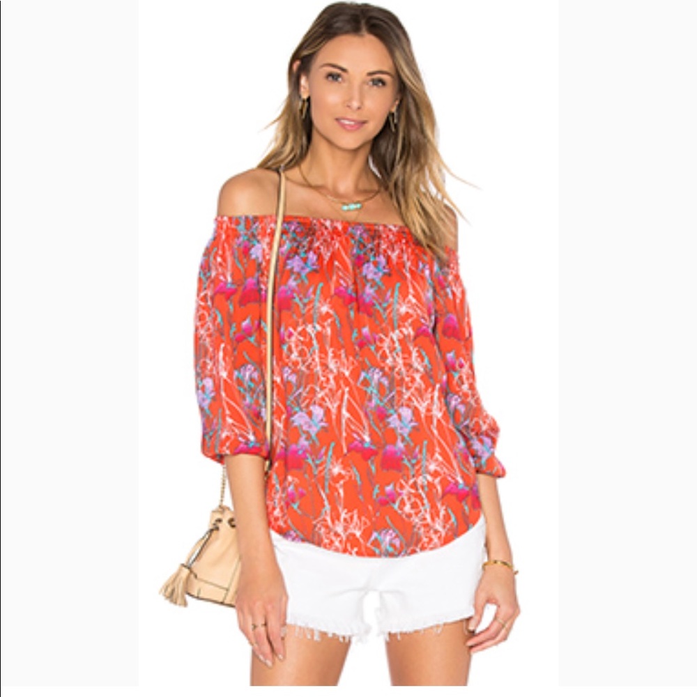 Michael stars smocked blouse